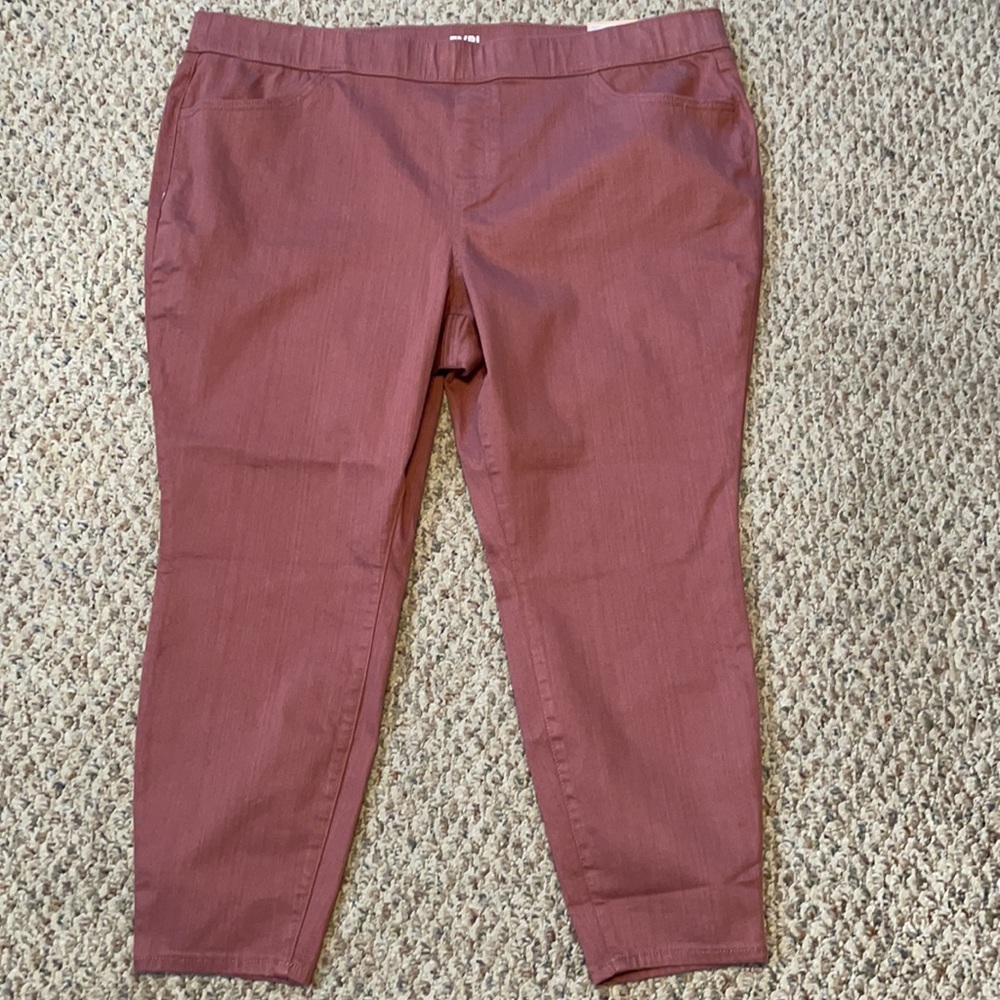 -Women’s EVRI Pull on Jeggings Size 24W Short